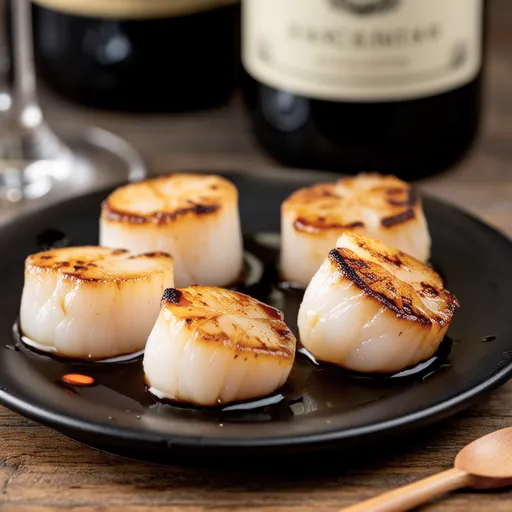 Scallops with Butter Soy Sauce