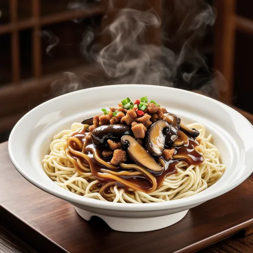 Maitake Mushroom Mapo Glass Noodles