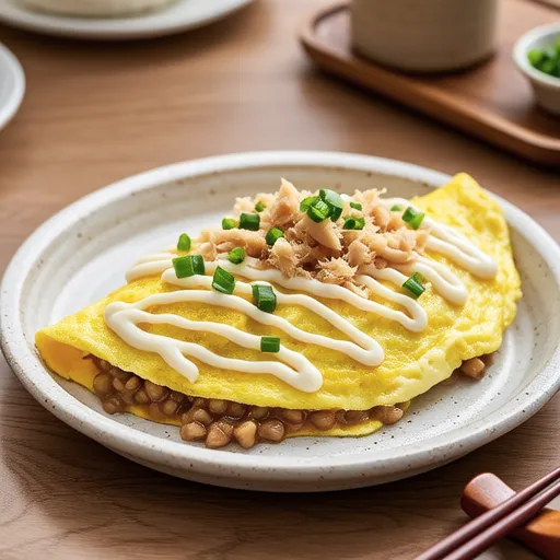 Hikiwari Natto Omelette