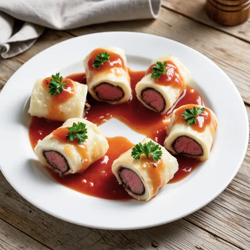 Mozzarella Meat Rolls