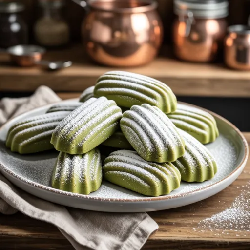 Matcha Madeleines