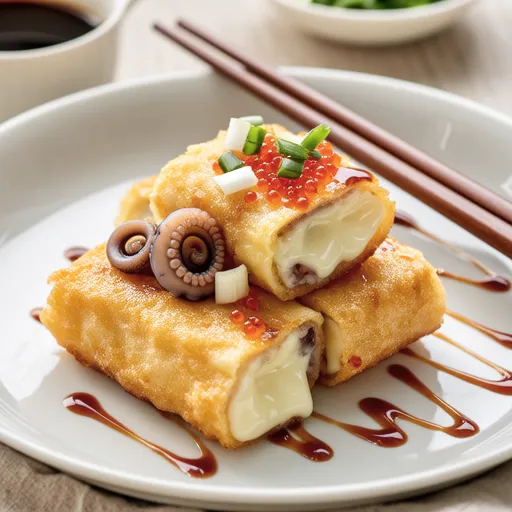 Cheese Takoyaki Squares