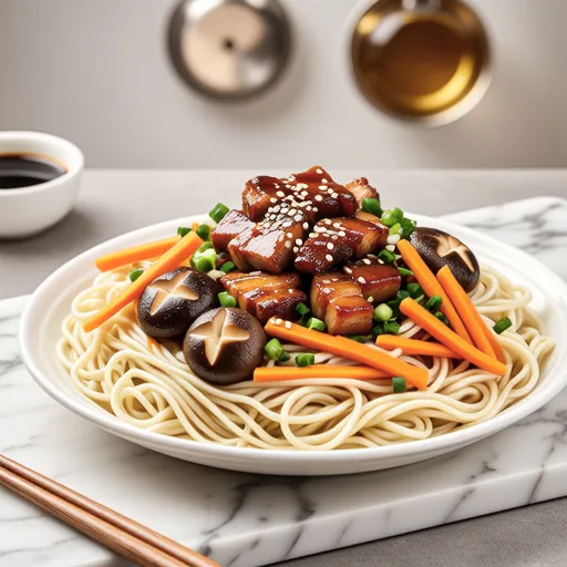 Glass Noodles and Pork Soy Sauce Stir-fry