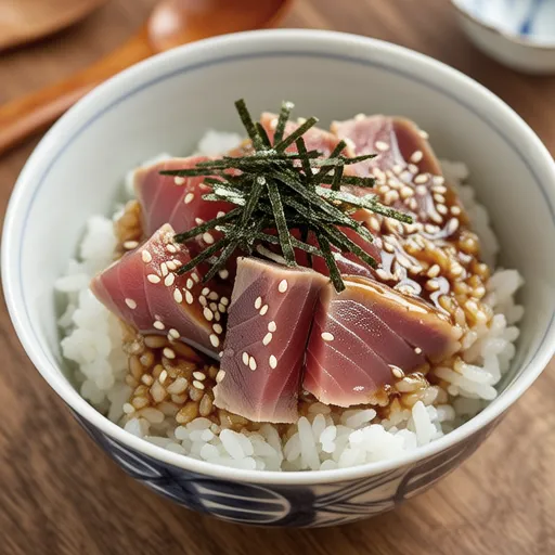 Maguro no Mentsuyu Zuke (Soy Sauce Marinated Tuna)