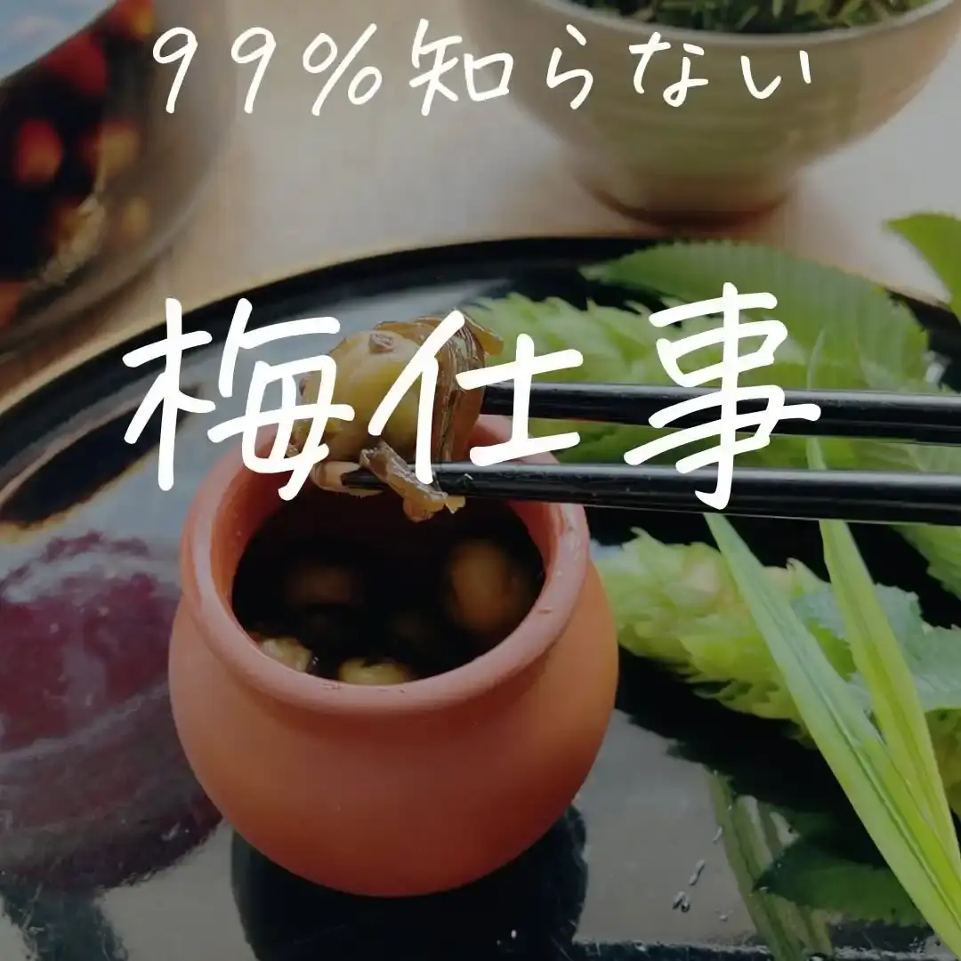 山梨式カリカリ青梅漬けと梅エキス醤油