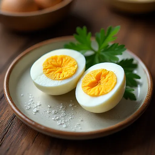 Trứng luộc đơn giản