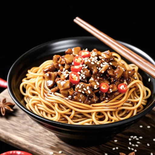 Soy Sauce Noodles with Chili Powder