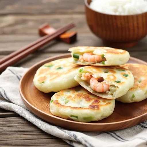 Shrimp Tofu Pancakes