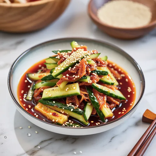 Crunchy Onion Cucumber Salad