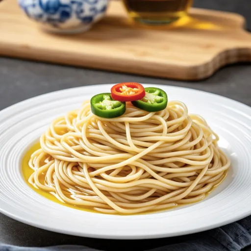 Simple Garlic Oil Pasta