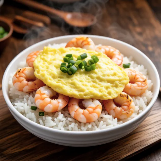 Non-Fried Shrimp Tempura Rice Bowl