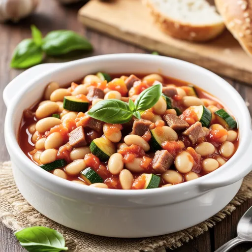 Bean Salad with Tomato Sauce