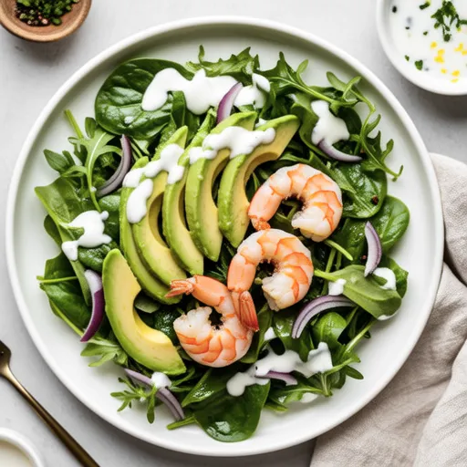 Grilled Shrimp Avocado Salad