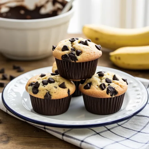 Banana Chocolate Muffins