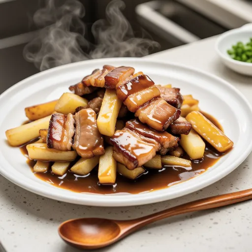 Miso Butter Stir-fried Pork and Potatoes