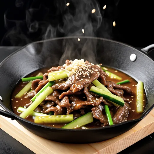 Stir-fried Cucumber and Beef
