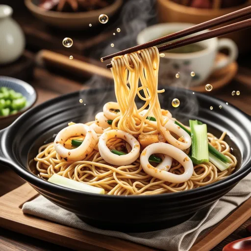 Stir-fried Squid Udon