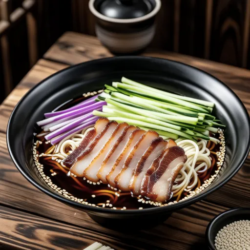 Pork and Eggplant Chilled Chinese Noodles