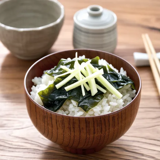 Bamboo Shoot and Wakame Mixed Rice
