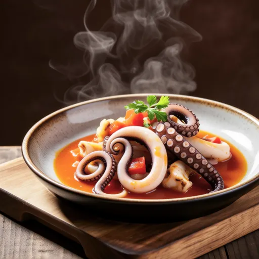 Squid and Octopus Tomato Stew