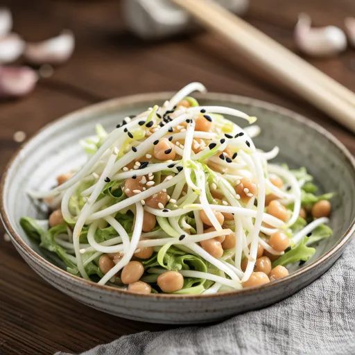 Salted Kombu and Mayo Tossed Bean Sprouts