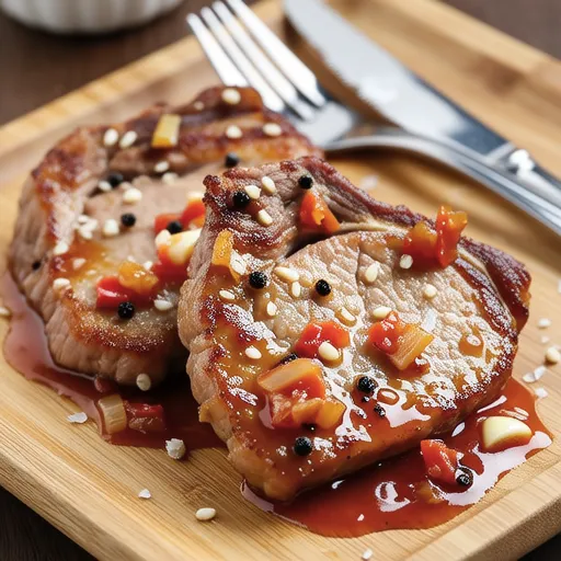 Pork Sauté with Tomato Sauce