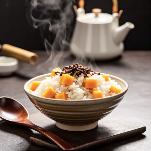 Sweet Potato and Shirasu Rice
