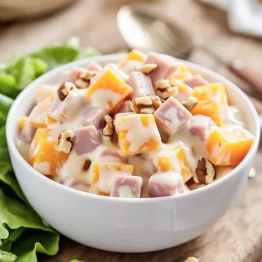 Pumpkin and Ham Cream Salad