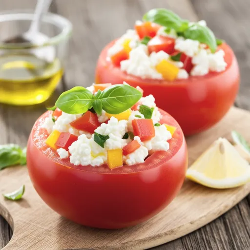 Cottage Cheese and Tomato Salad