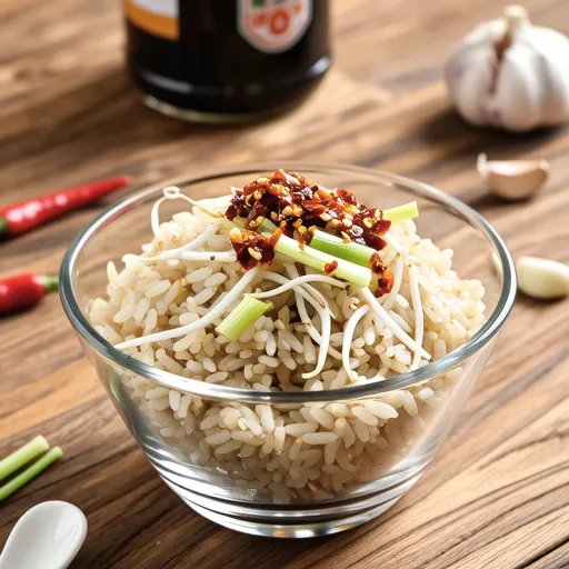 Simple Bean Sprout Rice for Diet