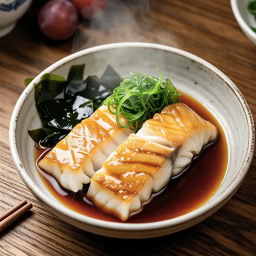 Cod Simmered with Umeboshi and Mentsuyu