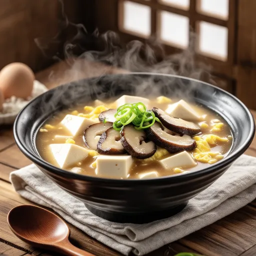 Miso Soup with Shiitake and Tofu