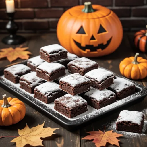 Halloween Brownie Cookies