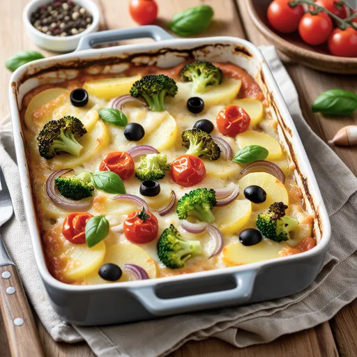Potato Gratin with Vegetables