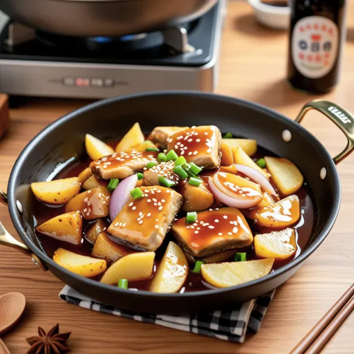 Korean Stir-fried Potato and Fish Cake