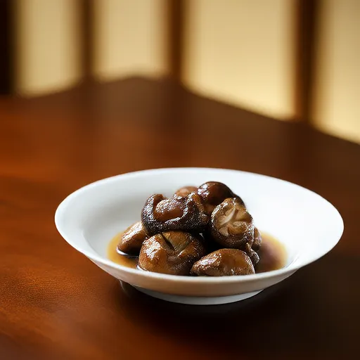 Grilled Shiitake with Dashi Sauce