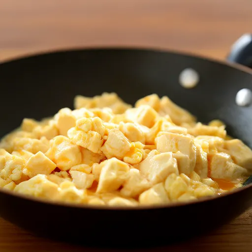 Uova strapazzate con tofu