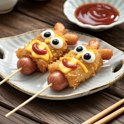 Cute Octopus-Shaped Hot Dogs