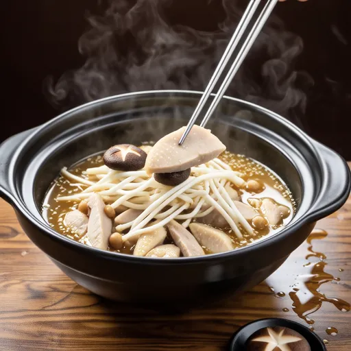 Chicken Breast Sesame Oil Hot Pot