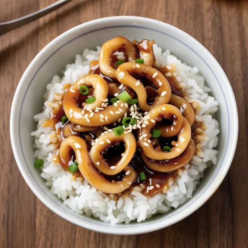 Gesoten-don (Squid Tempura Rice Bowl)