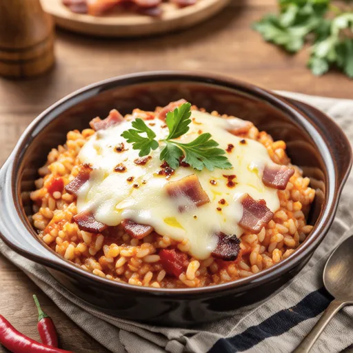 Bacon Tomato Risotto