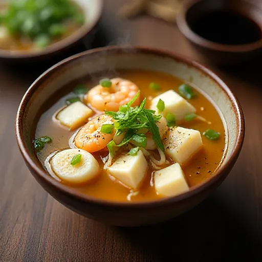 Mild Shrimp Silken Tofu Egg Soup
