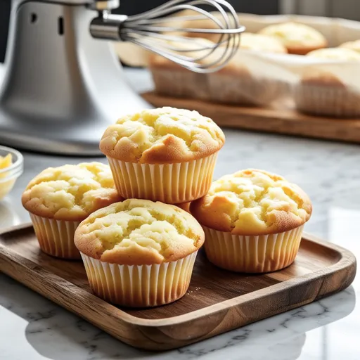 Soft and Fluffy Yellow Cheese Muffins