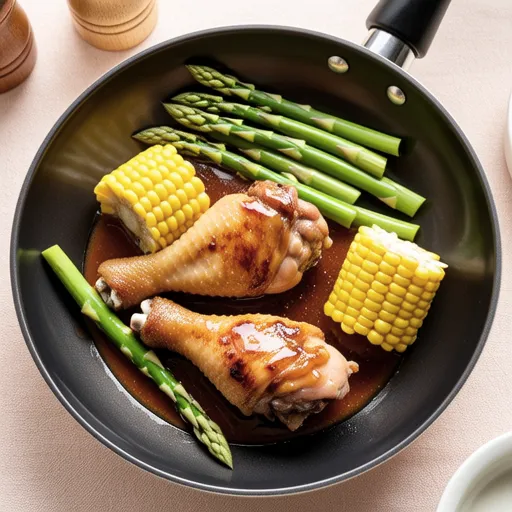 Young Corn and Chicken Butter Ponzu Stir-fry