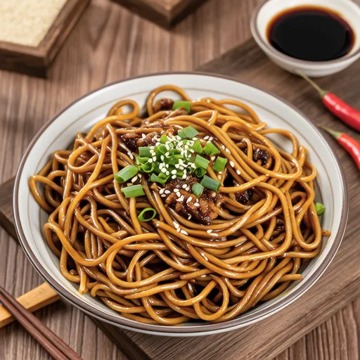 Green Onion Oil Stir-fried Noodles