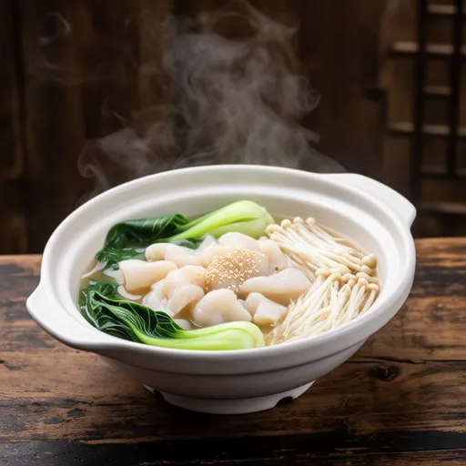 Scallop and White Fungus Chinese Soup
