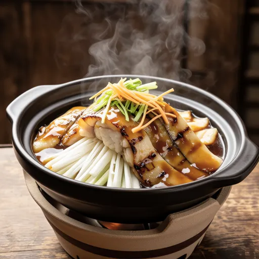 Grilled Leek and Yellowtail Daikon Hot Pot