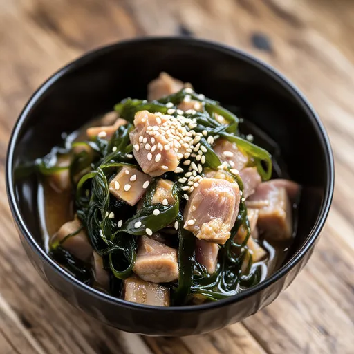 Tuna and Wakame Tsukudani