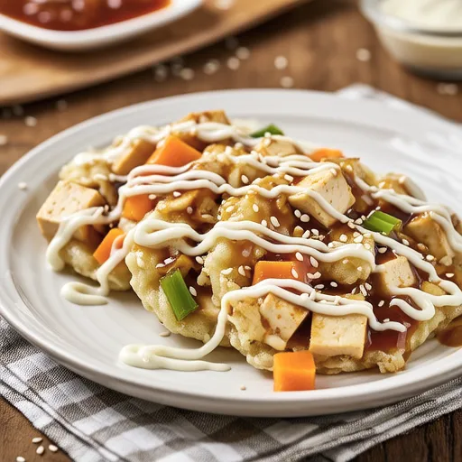 Fish and Tofu Okonomiyaki