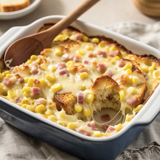 Microwave Corn Cheese with Bread